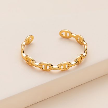 Picture of Tiktok Brass 18k Gold Plated Bracelet