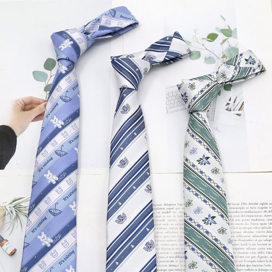 Picture of Spot striped hand tied JK/DK ties