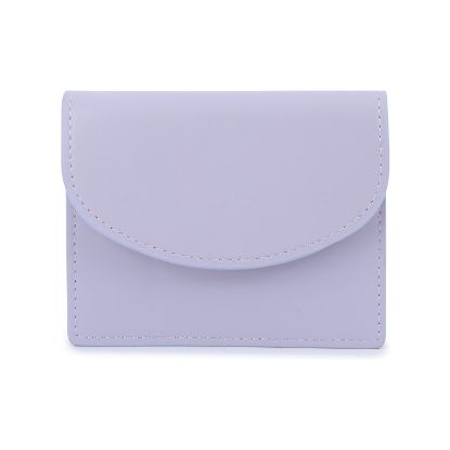 Picture of Solid color simple card holder multi-function coin purse